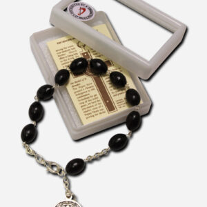 Saint Benedict Bracelet Black - Made in Italy