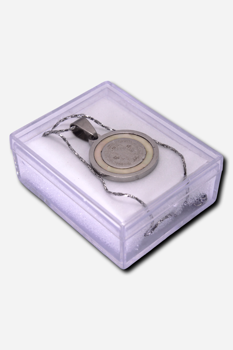 Saint Benedict Medal Necklace Stainless Steel - Image 3
