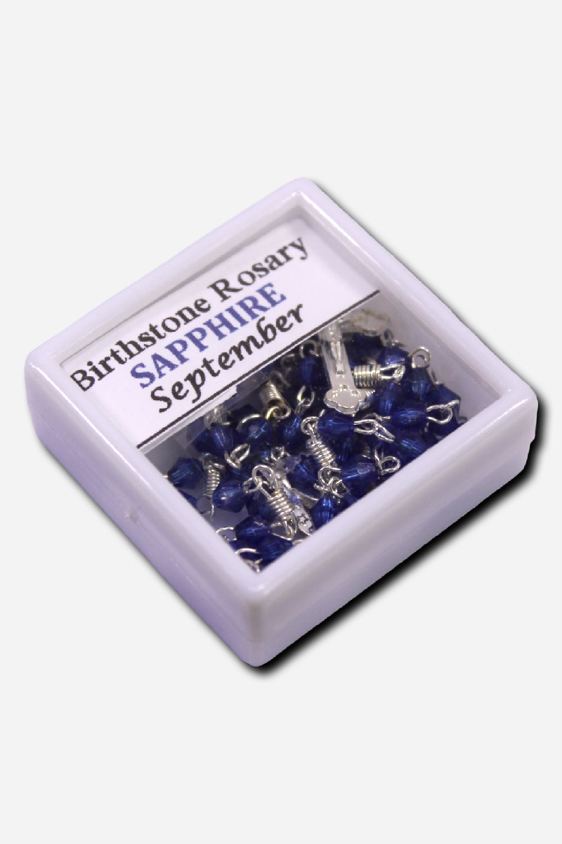 Crystal Birthstone Rosary Diamond Beads - 4mm - Image 4
