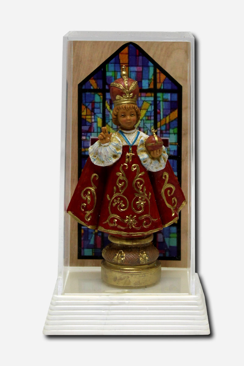 Santo Nino with Case Table Decor -