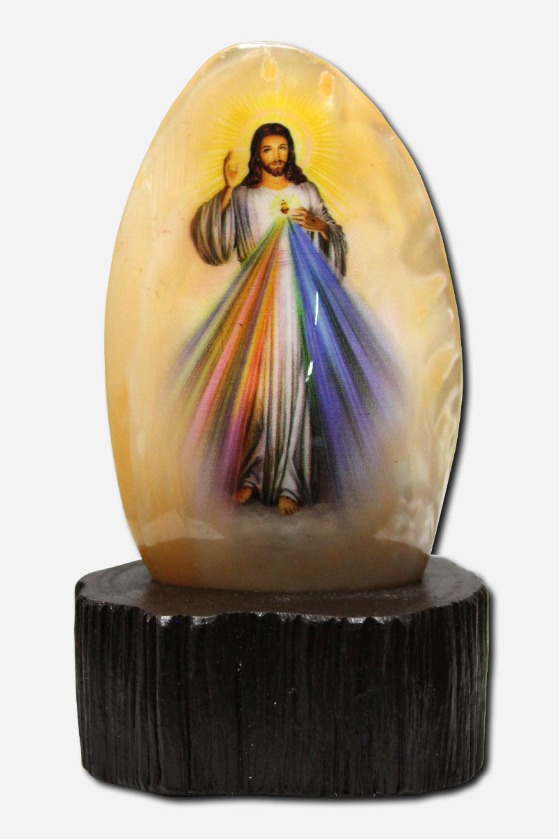 TABLE DECOR - DIVINE MERCY - 6 X 5 X