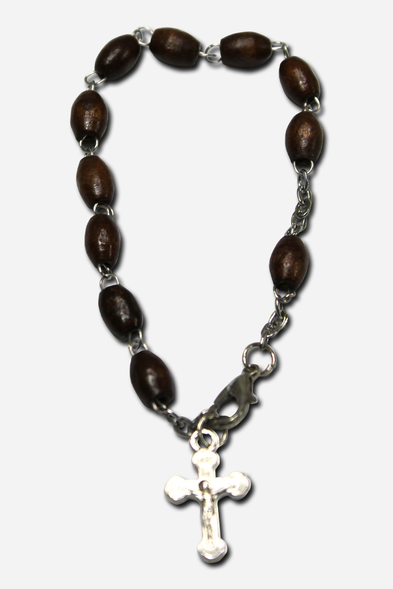 Rosary Bracelet - Wood