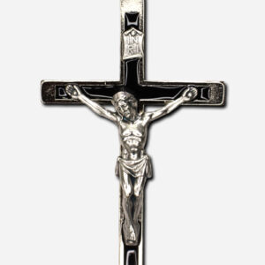 Wall Mounted Metal Cross 7 x 14 cm Italy