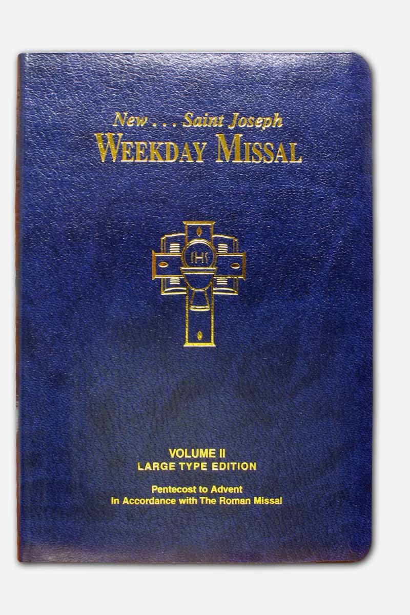 NEW SAINT JOSEPH WEEKDAY MISSAL - Volume II Large Type Edition