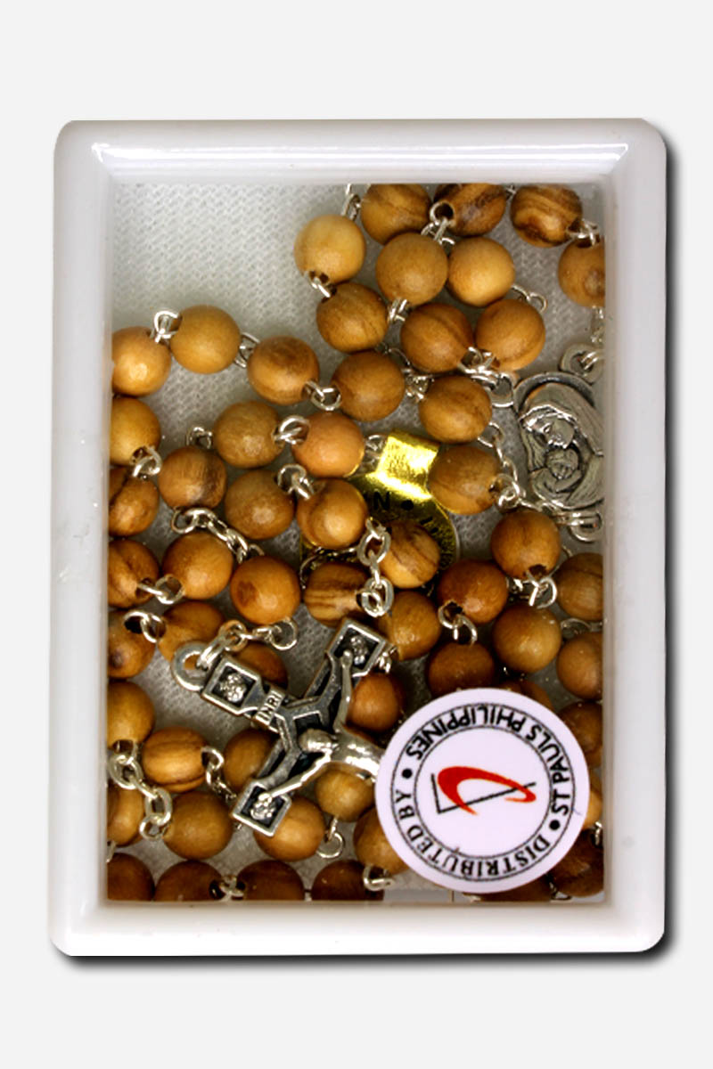 Wooden Rosary - 14 Inches Made in Italy - Image 4
