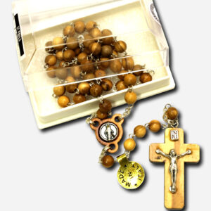 Wooden Rosary - 16 Inches Made in Italy
