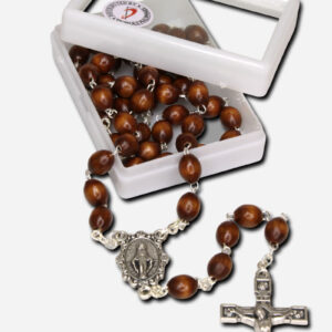 Wooden Rosary 9mm Italy
