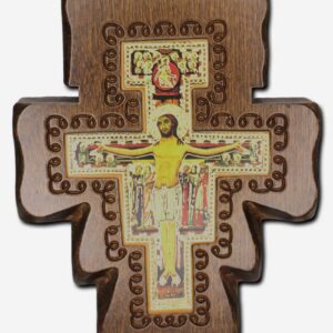 Wooden San Damiano Cross 10 x Italy