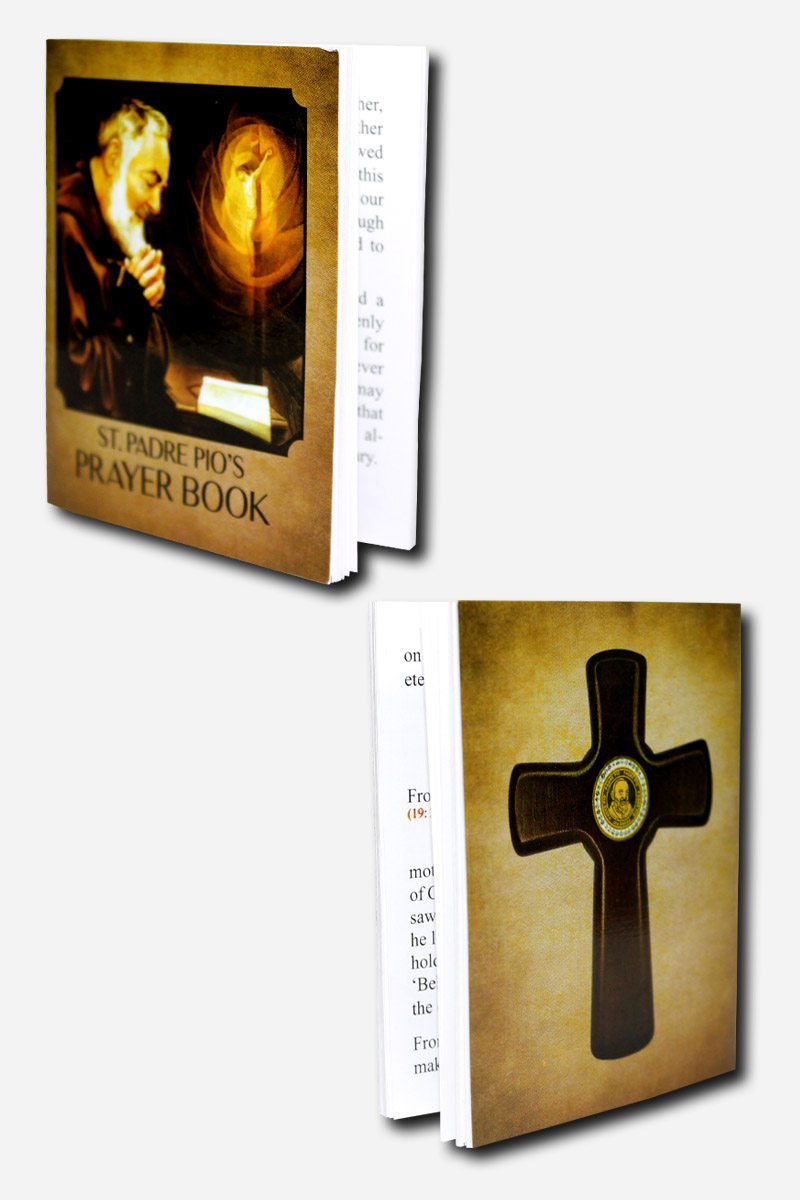 HOLDING CROSS - SAINT PADRE PIO 8 x 2 x - Image 3