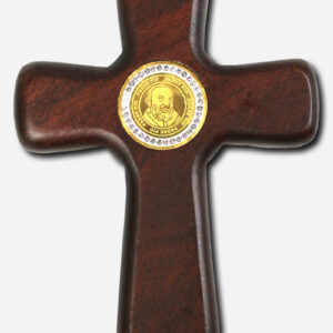 HOLDING CROSS - SAINT PADRE PIO 8 x 2 x