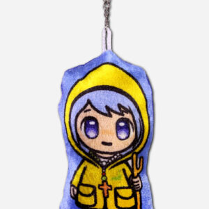 Luce Keychain with 5 pieces sticker - 9 x 3 Inches