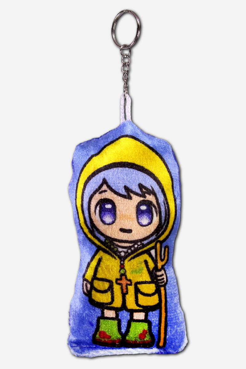 Luce Keychain with 5 pieces sticker - 9 x 3 Inches