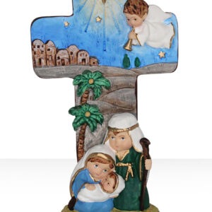 Nativity on a Cross - 4 x