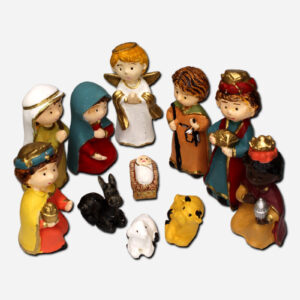 Small Nativity Set - Colored -