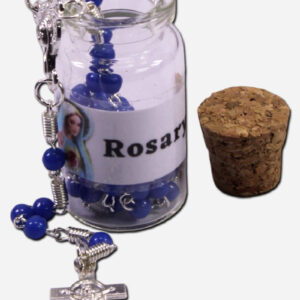 Rosary in a Bottle - Blue