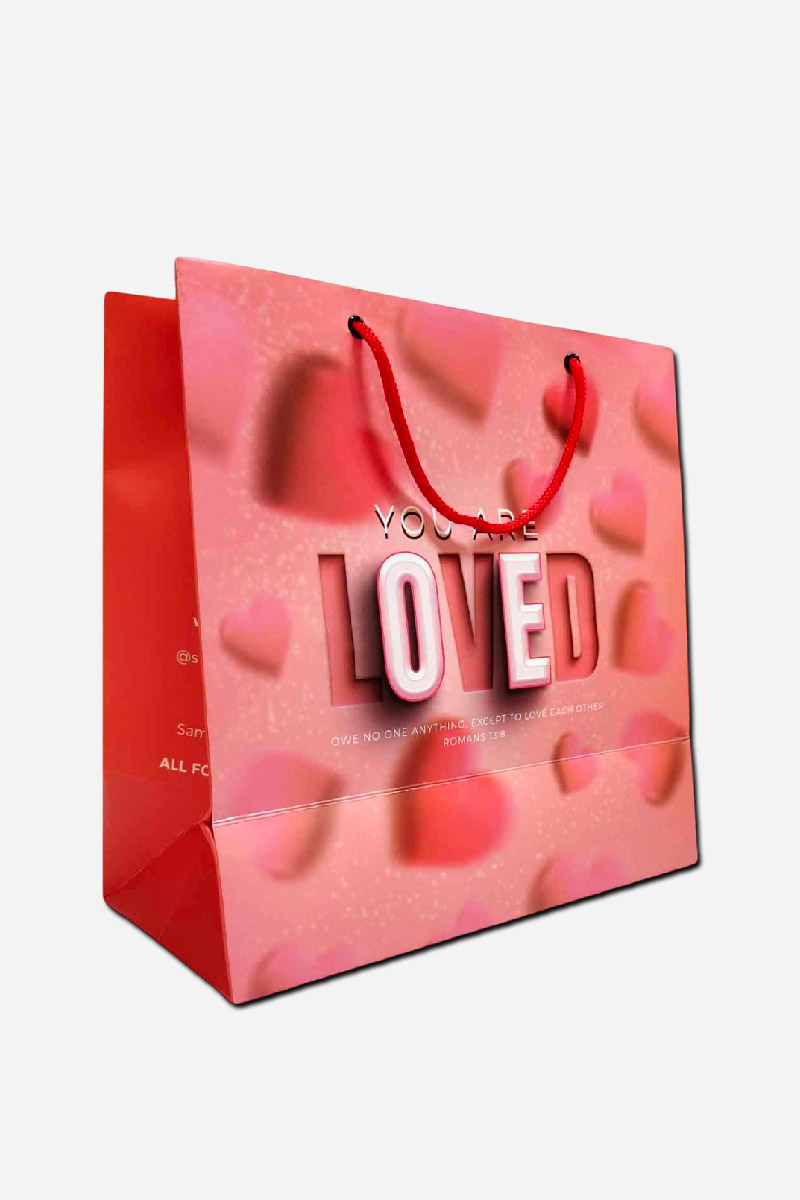 Gift Bag - You Are Loved - 10 x 10 x