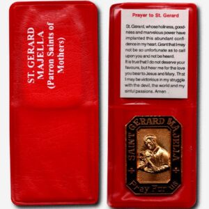 Saint Gerard Majella Pocket Prayer - Red