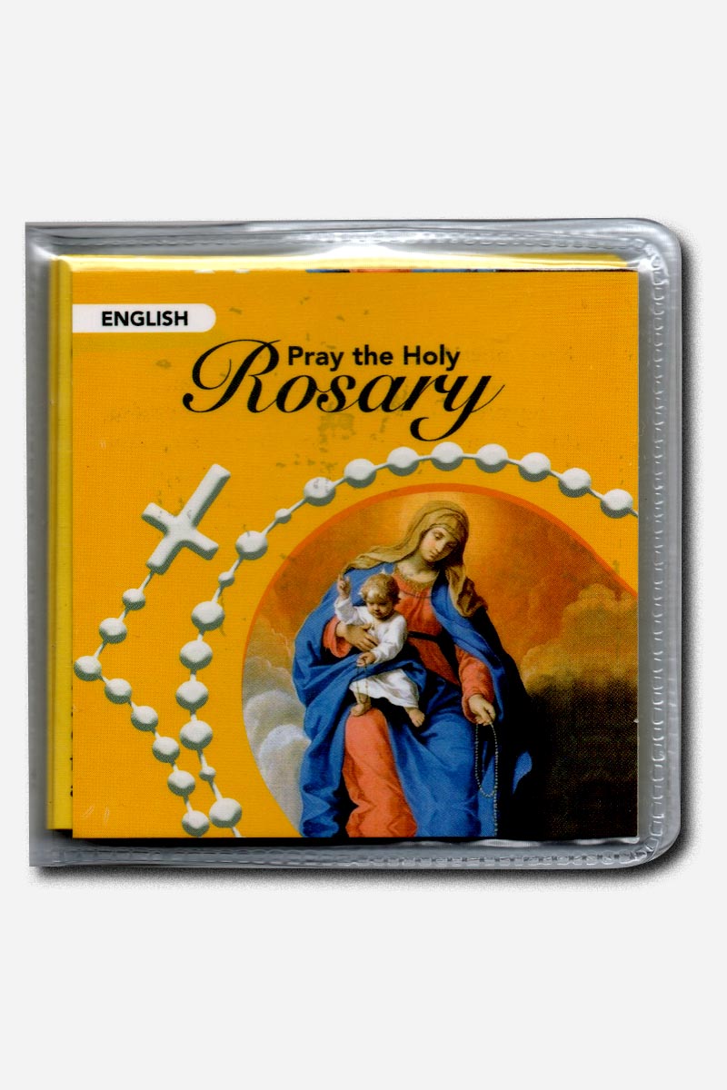 Pray The Rosary - Guide with plastic cover