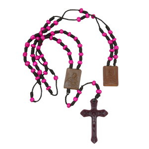 Devotional Scapular and Rosary in One with beads