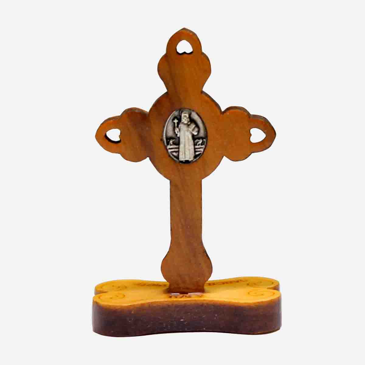Table Decor - Saint Benedict Olive Wood 2 Inches - Image 4