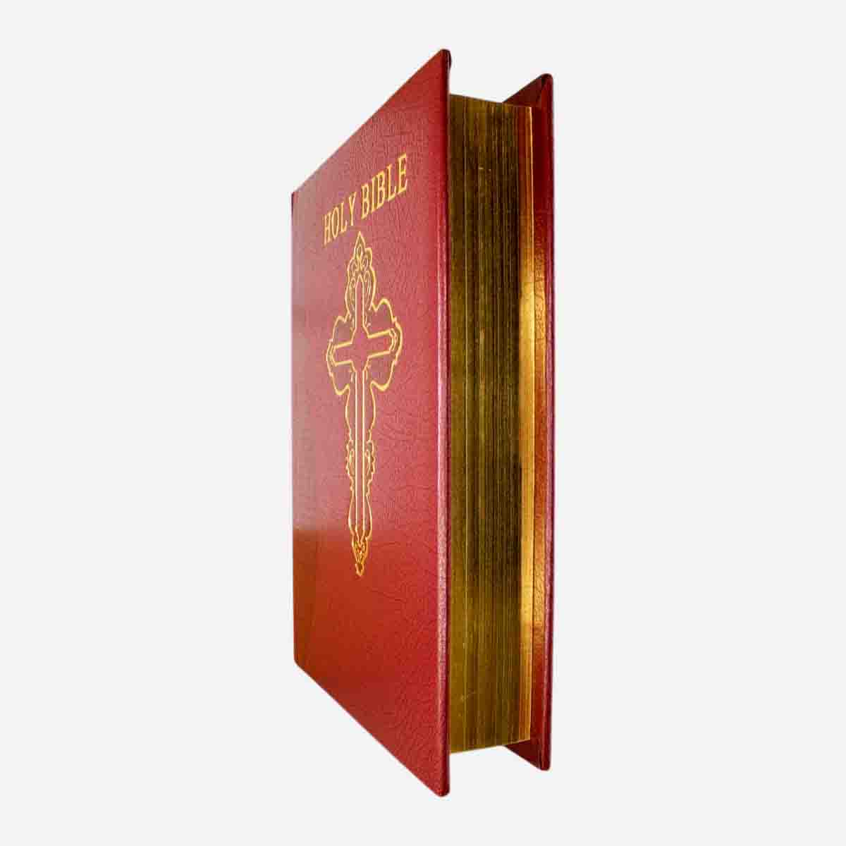 Holy Bible Catholic Heritage Edition Extra Large - Maroon Gold Edge - Image 3