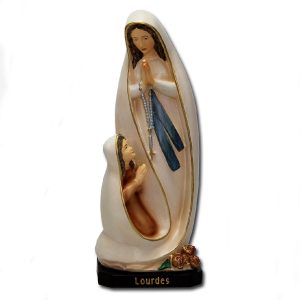Our Lady of Lourdes with Saint Bernadette -