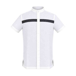 Clerical Shirt White Short Sleeves - Small