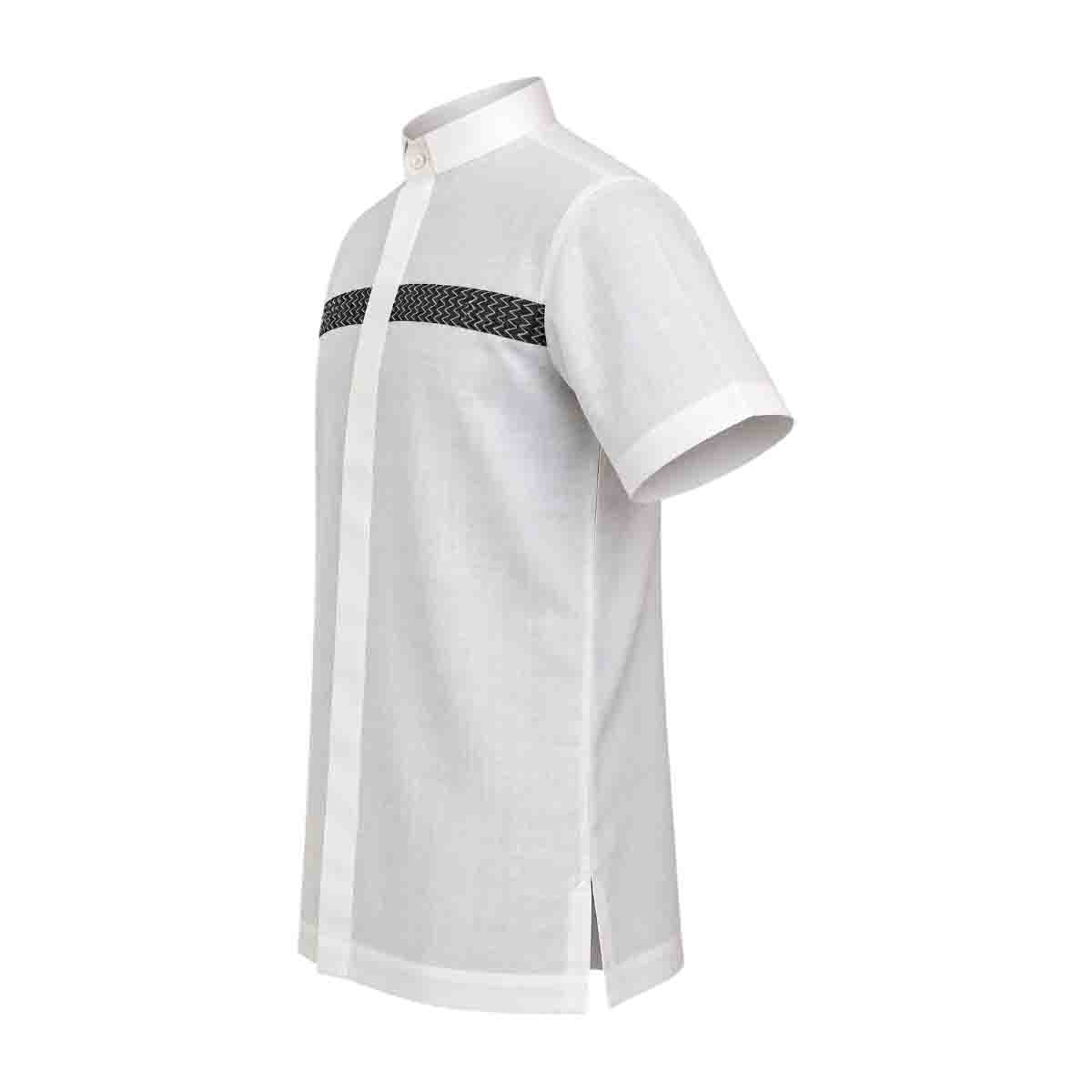 Clerical Shirt White Short Sleeves - Small - Image 2