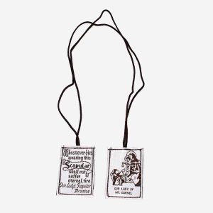 Devotional Scapular Embroidered Fabric - Large