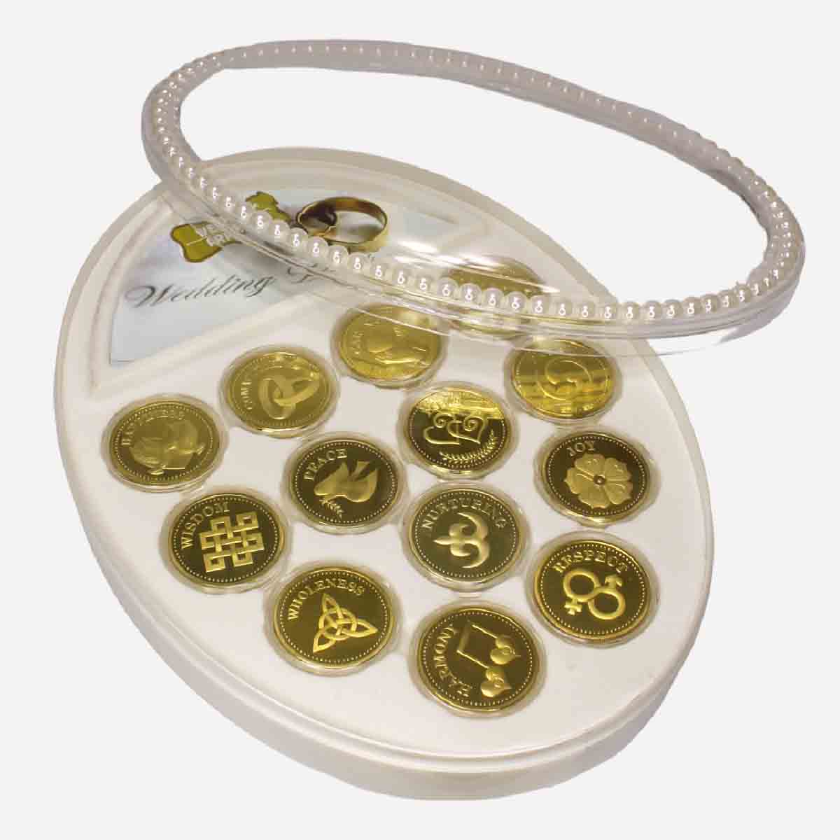 Wedding Arrhae with Pouch - Embroidered - 7x