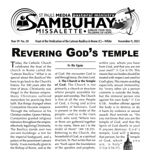 Sambuhay Missalette | November 9