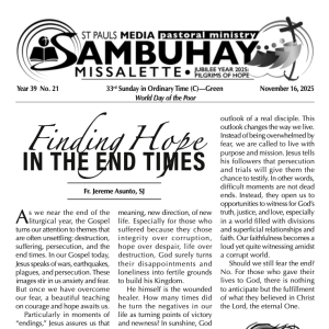 Sambuhay Missalette | November 16