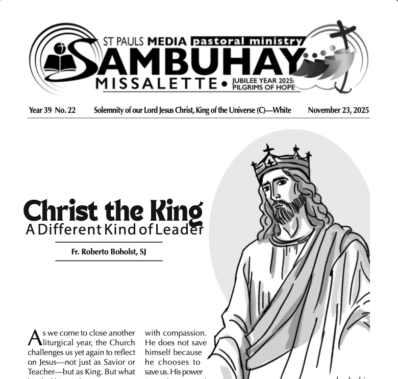 Sambuhay Missalette | November 23 Christ the King