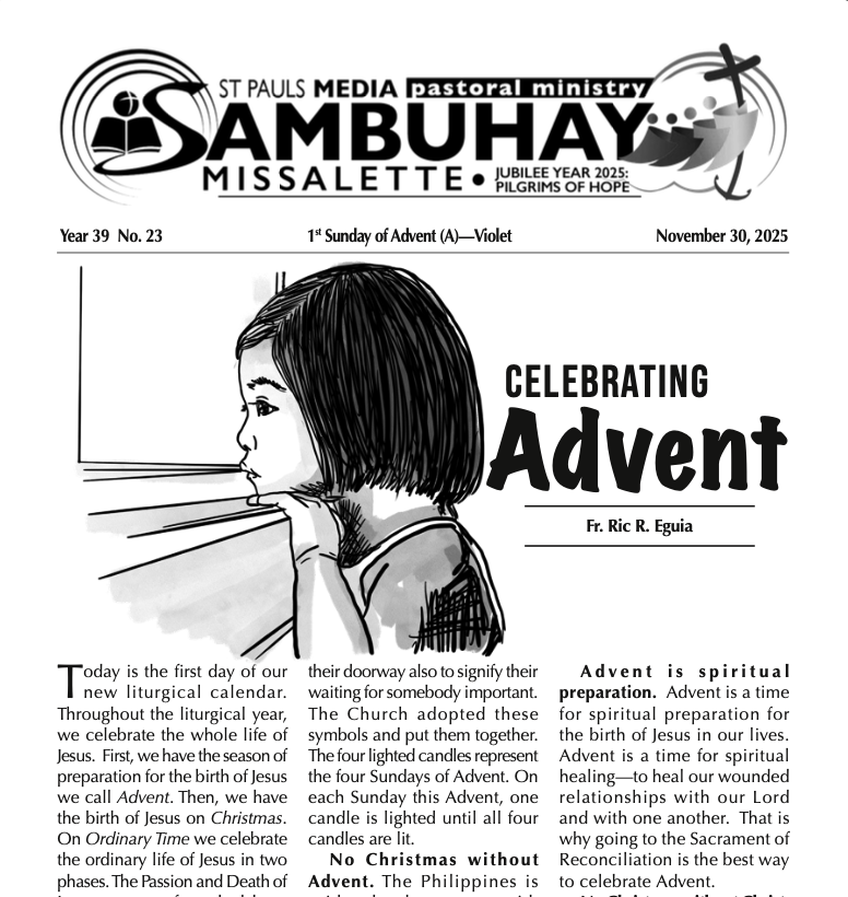 Sambuhay Missalette | November 30 | First Sunday of Advent