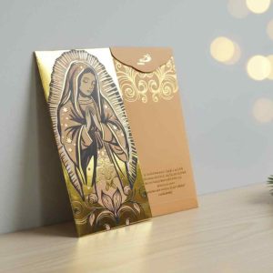 Faith Envelope - Our Lady of Guadalupe - Gold