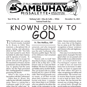 December 16 Simbang Gabi