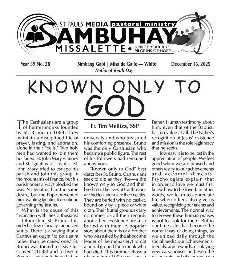 December 16 Simbang Gabi