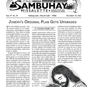 December 18 Simbang Gabi