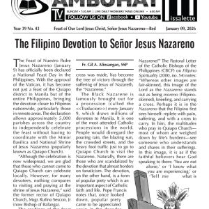 Feast of Our Lord Jesus Christ, Señor Jesus Nazareno