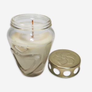 Candle In Glass with Cover