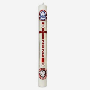 Paschal Candle - 4 x 4 x 40 inches