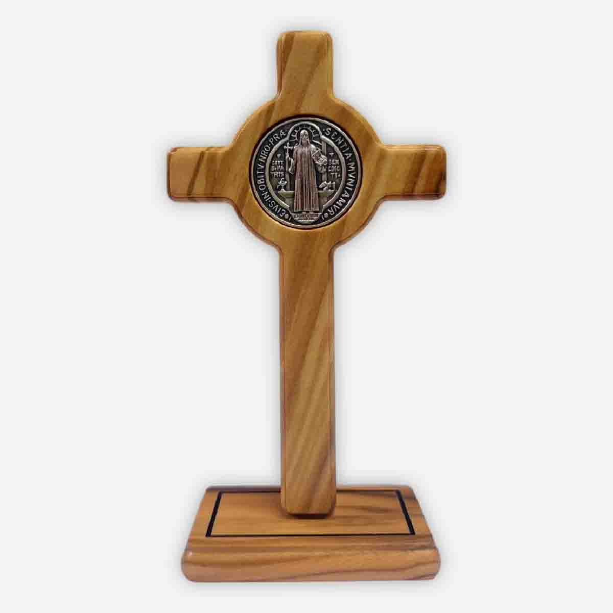 Saint Benedict Cross Made in Italy - 5 inches - Image 4