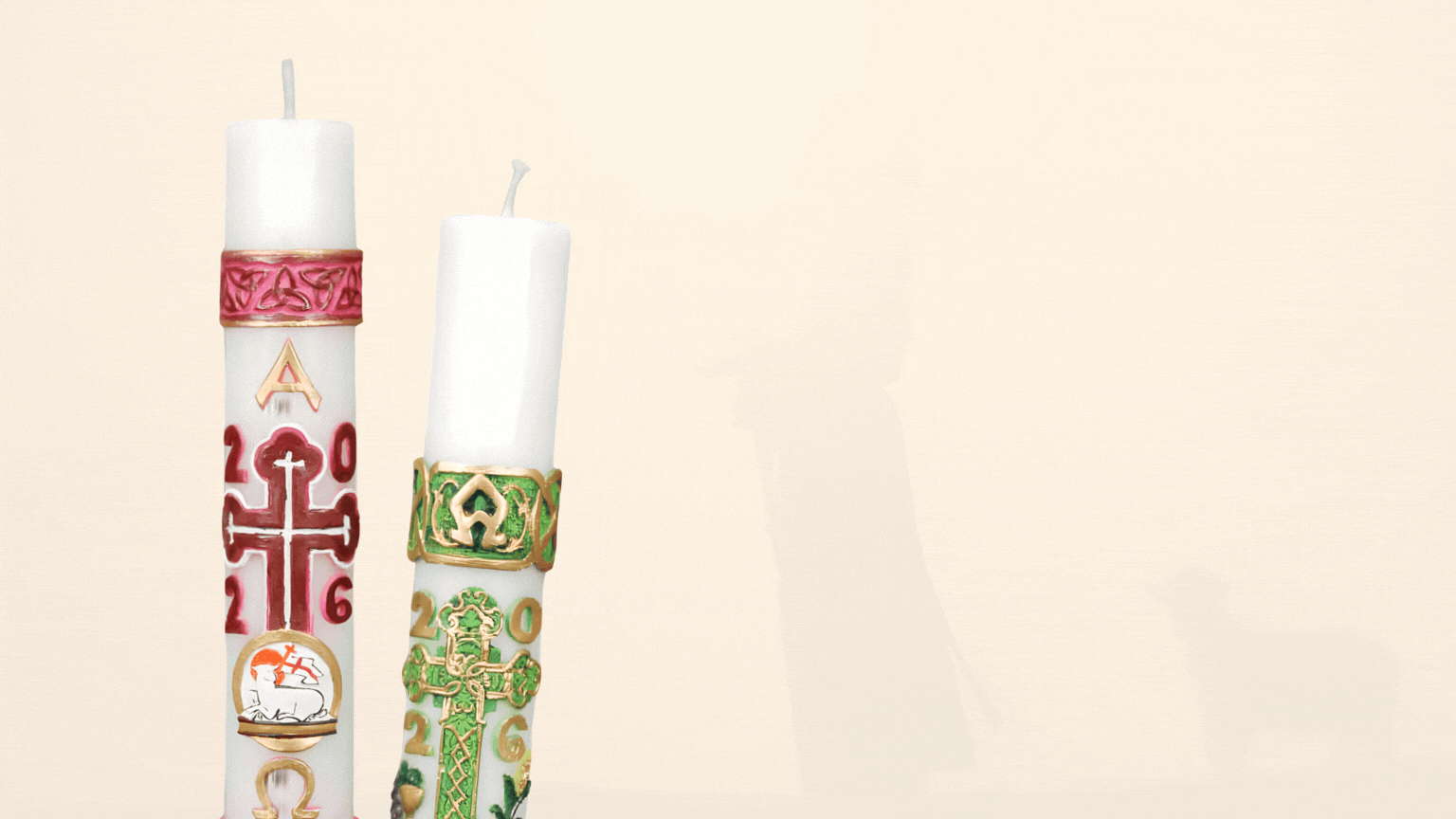 Celebrate the victory of life over darkness with a beautifully crafted Paschal Candle — the sacred symbol of the Risen Christ, the Light of the World.