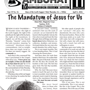 April 02, 2026 (Holy Thursday)