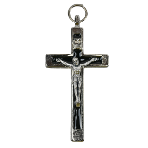 Cross Pendant - Black 3 inches