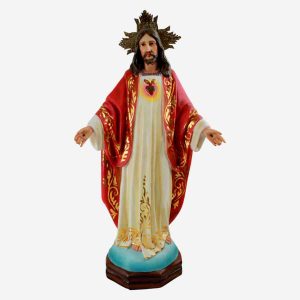 Sacred Heart of Jesus - 12 x 6.5 x 24 inches