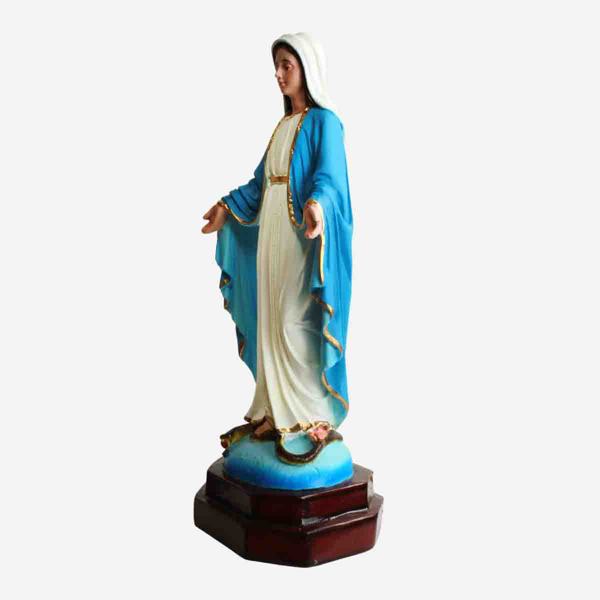 Our Lady of Miraculous Medal - 4.5 x 4 x 12 inches - Image 3