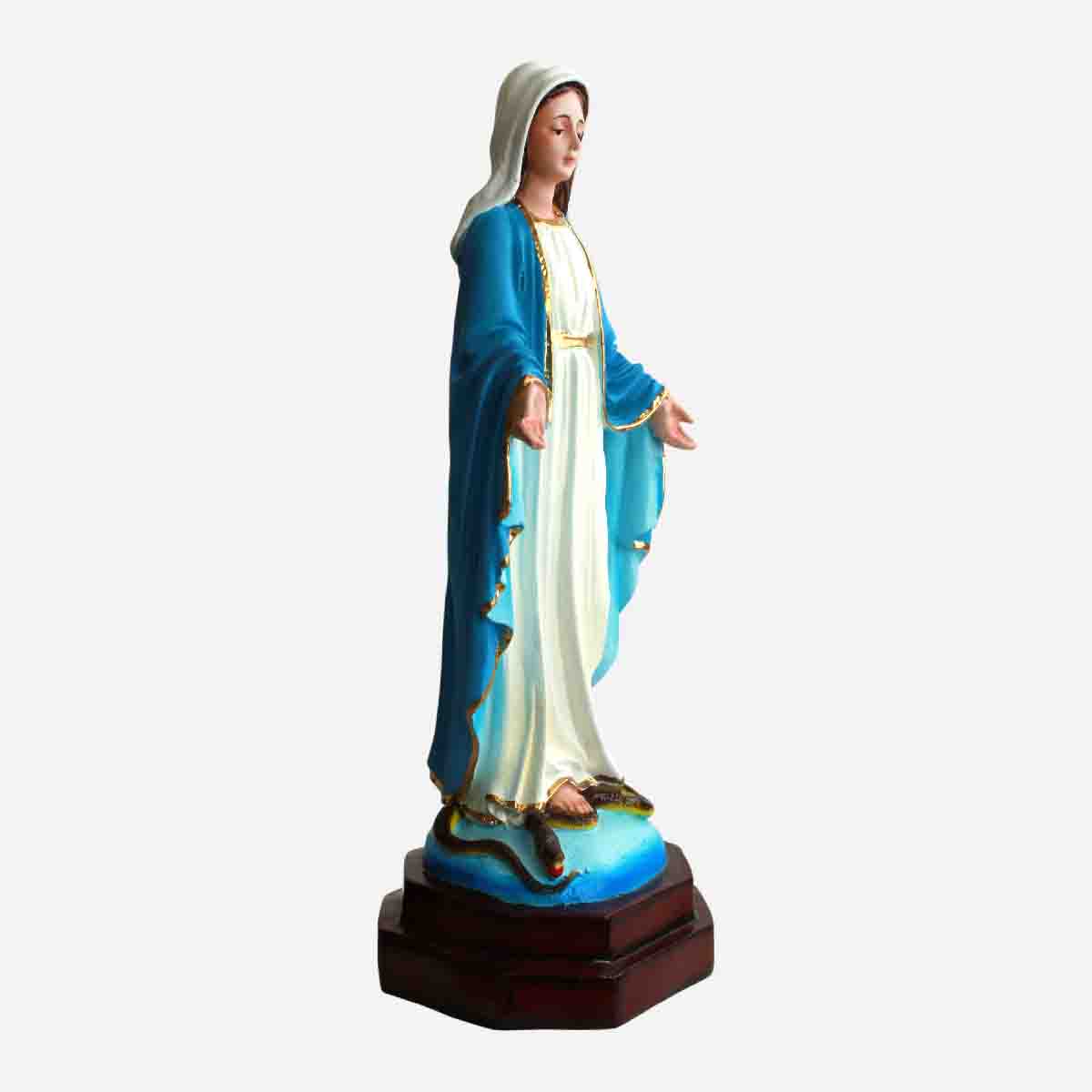 Our Lady of Miraculous Medal - 4.5 x 4 x 12 inches - Image 2