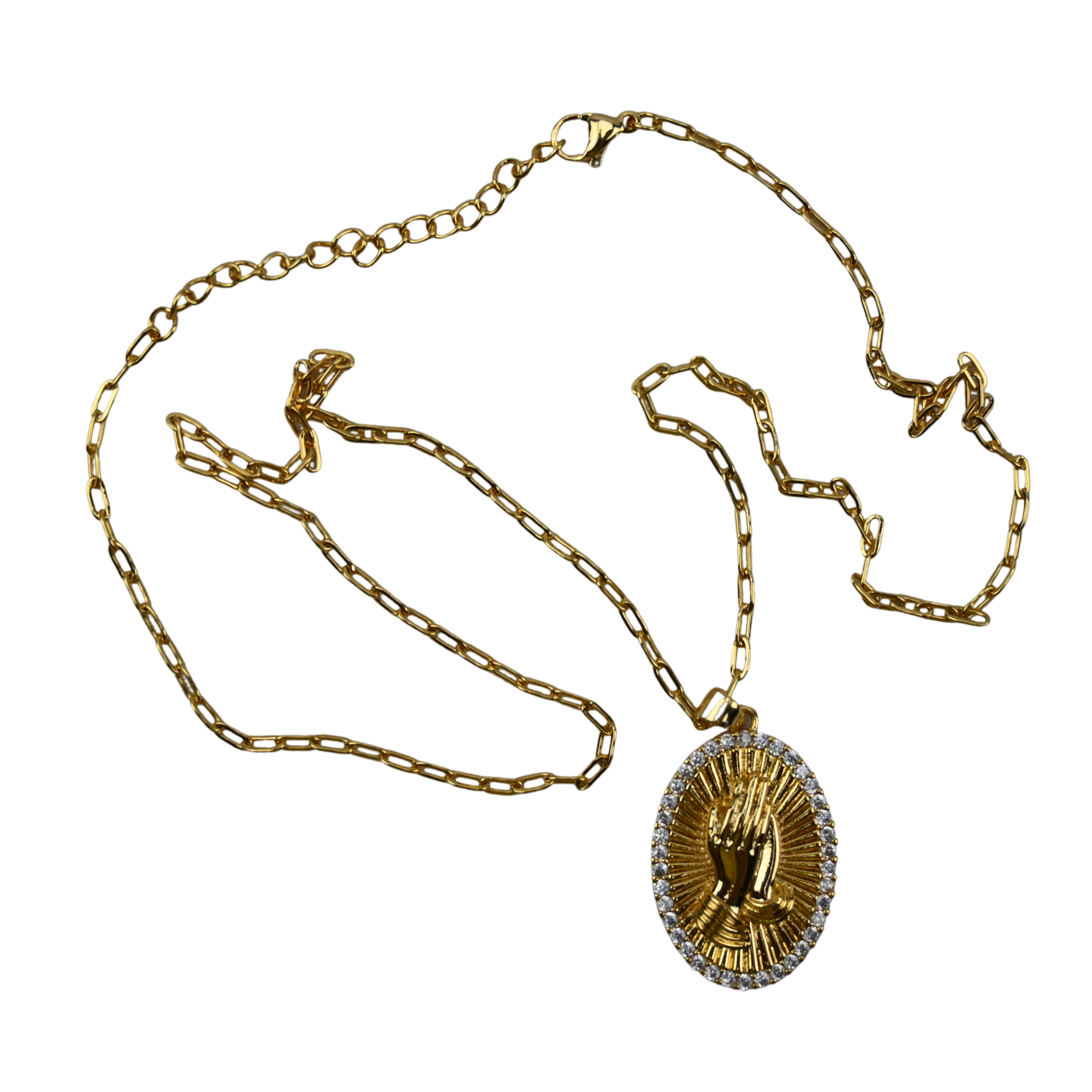 Praying Hands Necklace - Image 3