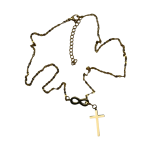 Cross Necklace with Infinity